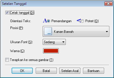 gambar: Kotak dialog Setelan Tanggal