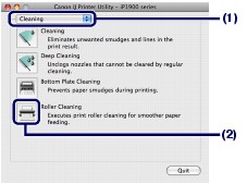 插圖︰[Canon IJ印表機工具程式(Canon IJ Printer Utility)]對話方塊